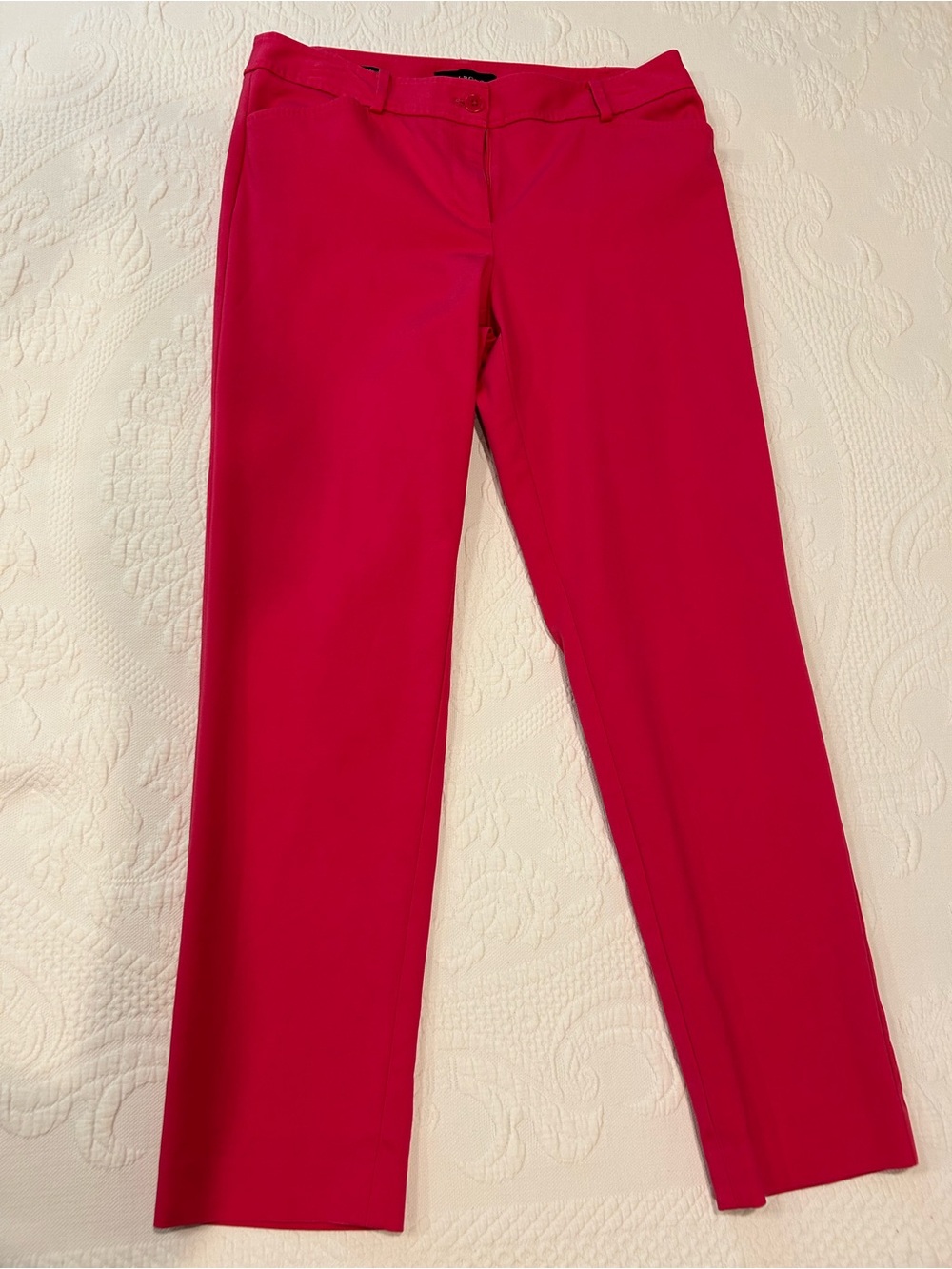 Talbots Hampshire ankle pant—hot pink